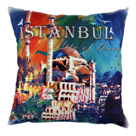 Aberto Design Cojín Multicolor 43 x 43 cm